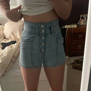 Ultra high rise jean shorts - wild fable